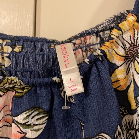 Xhilaration Floral Sun Dress Size Large - Picture 3 of 4